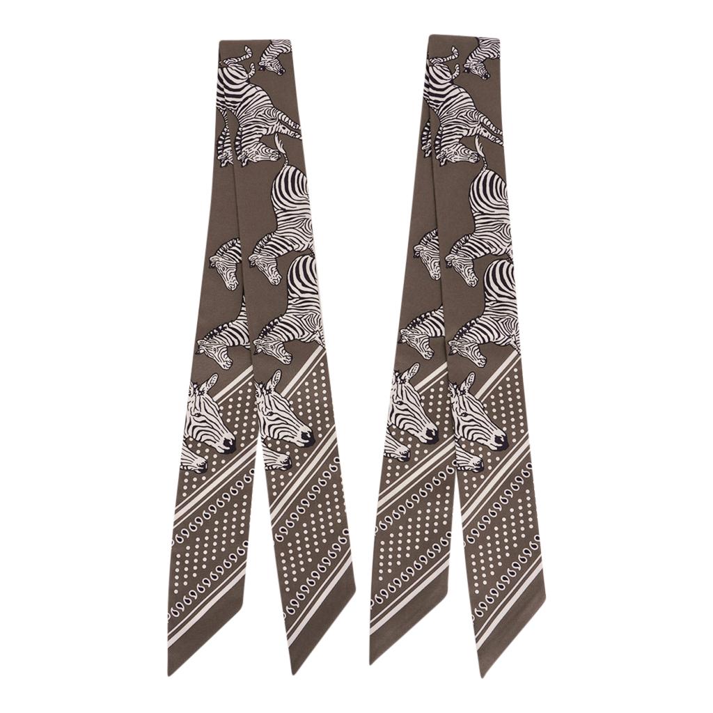 hermes zebra twilly