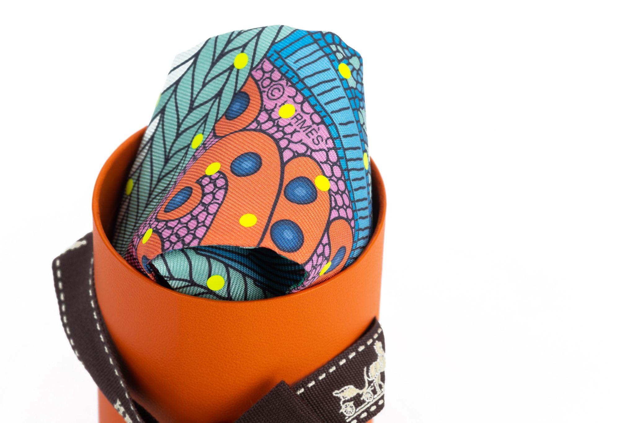 Orange Hermès Twilly Multicolor