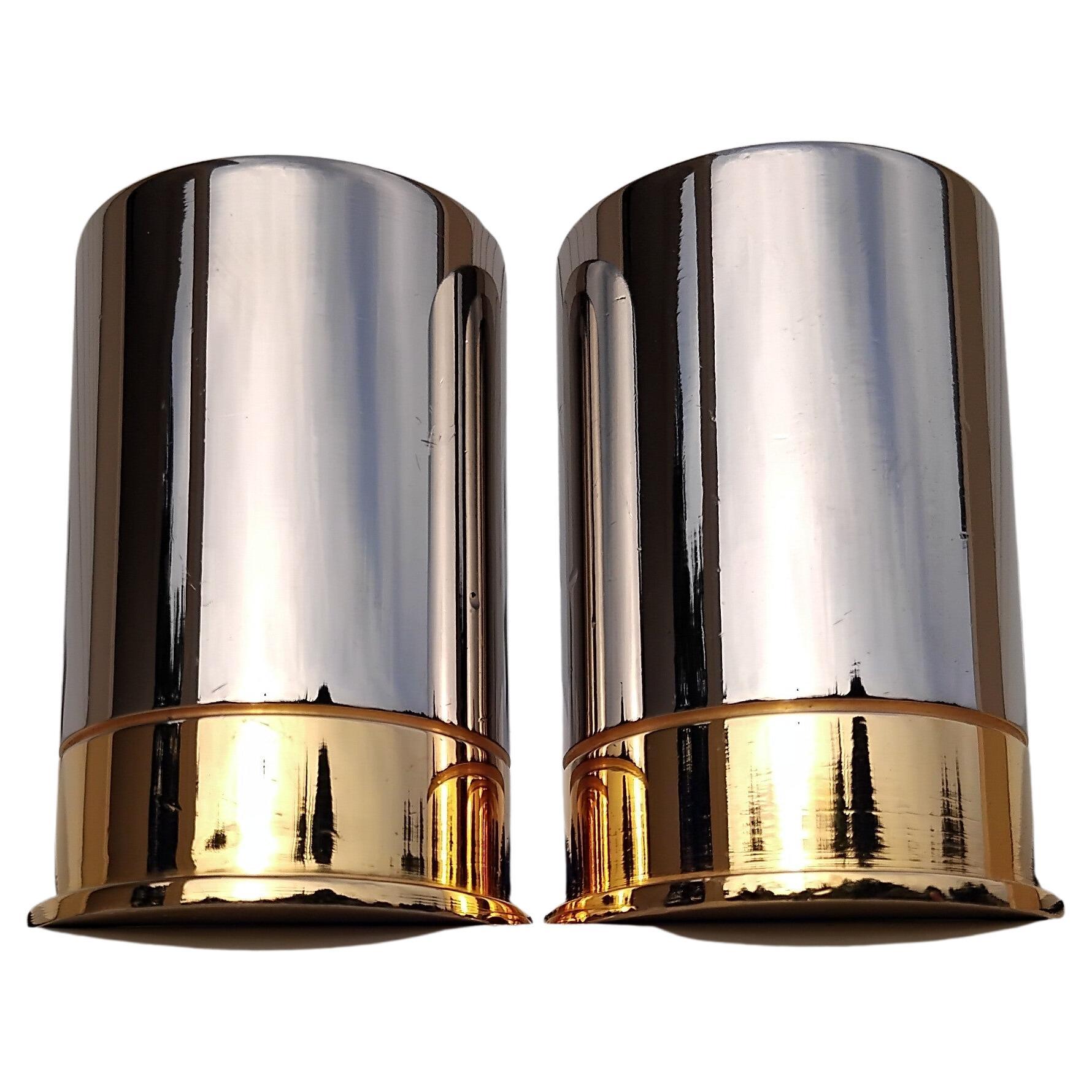 Hermès Two Shotgun Shells Shot Glasses Bullets Shaped For Sale 6