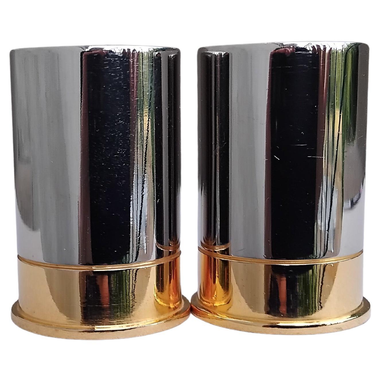 Hermès Two Shotgun Shells Shot Glasses Bullets Shaped For Sale 12