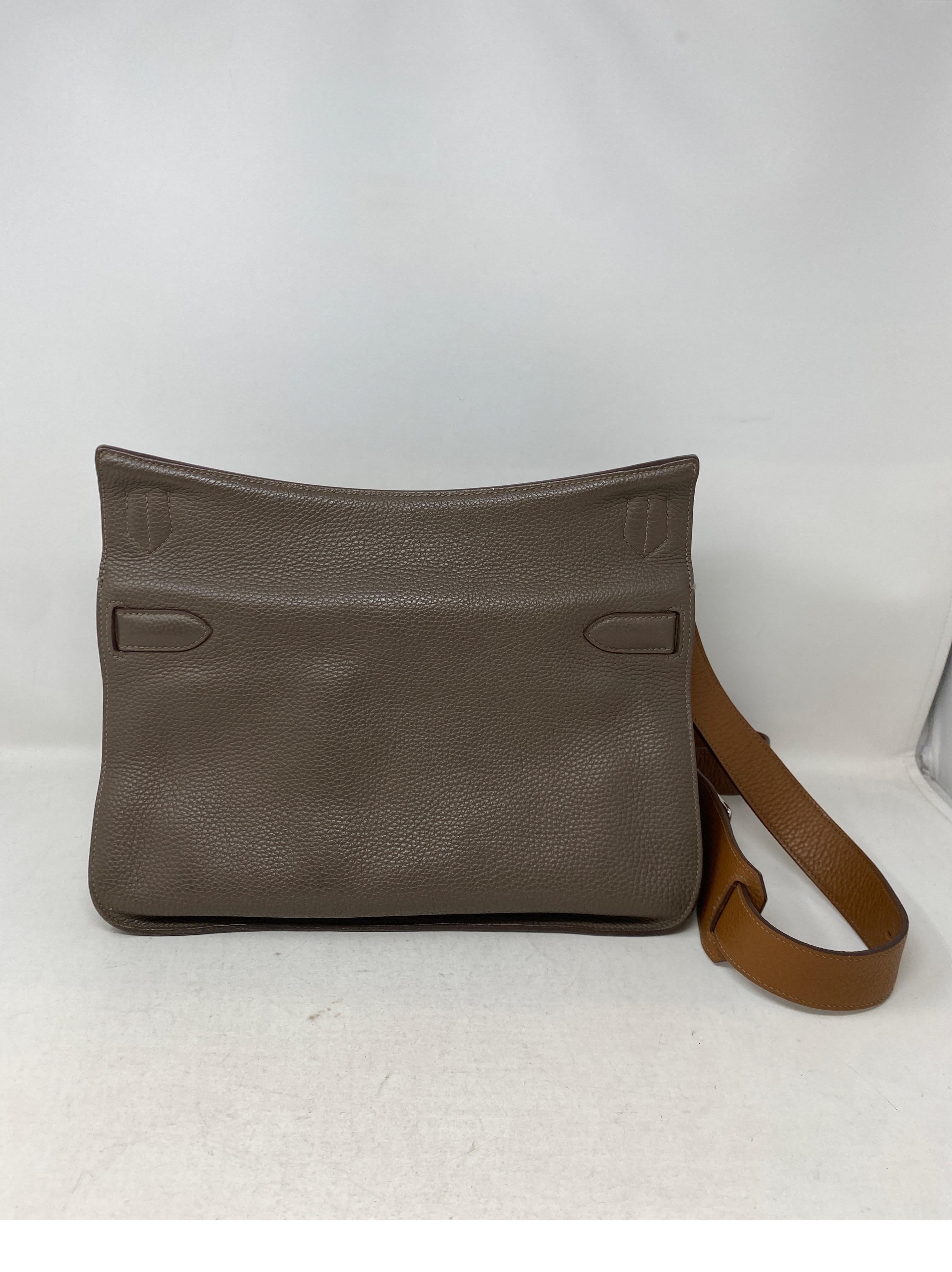 Zweifarbige Jypsiere 34 Tasche von Hermes 6
