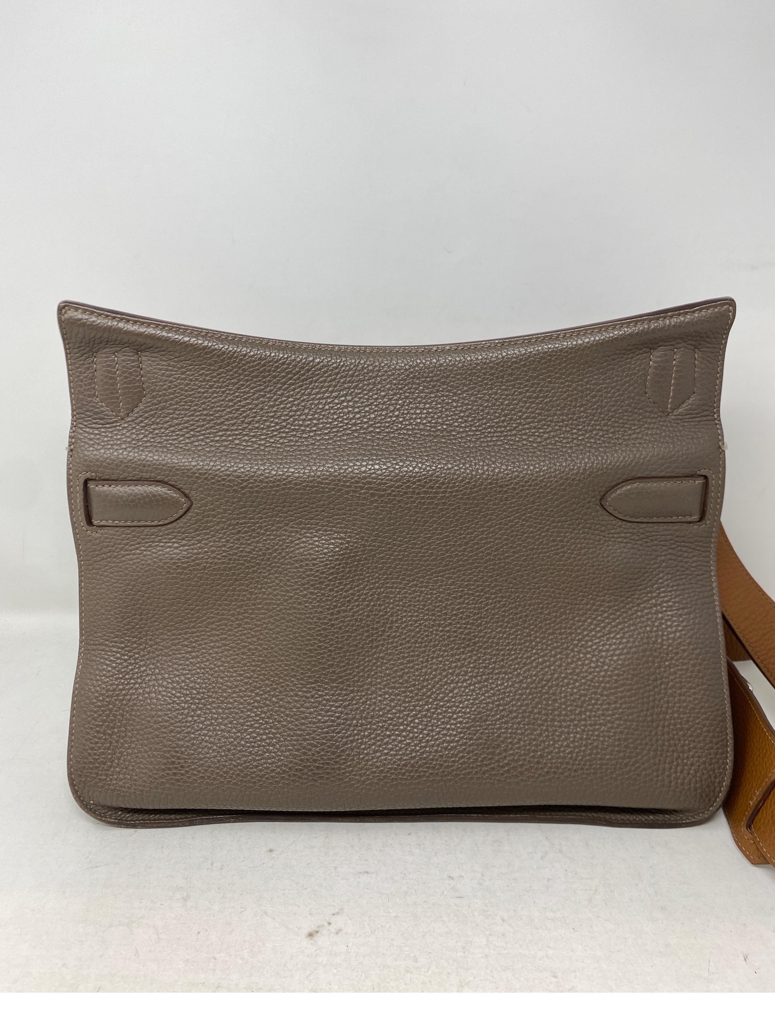 Zweifarbige Jypsiere 34 Tasche von Hermes 7