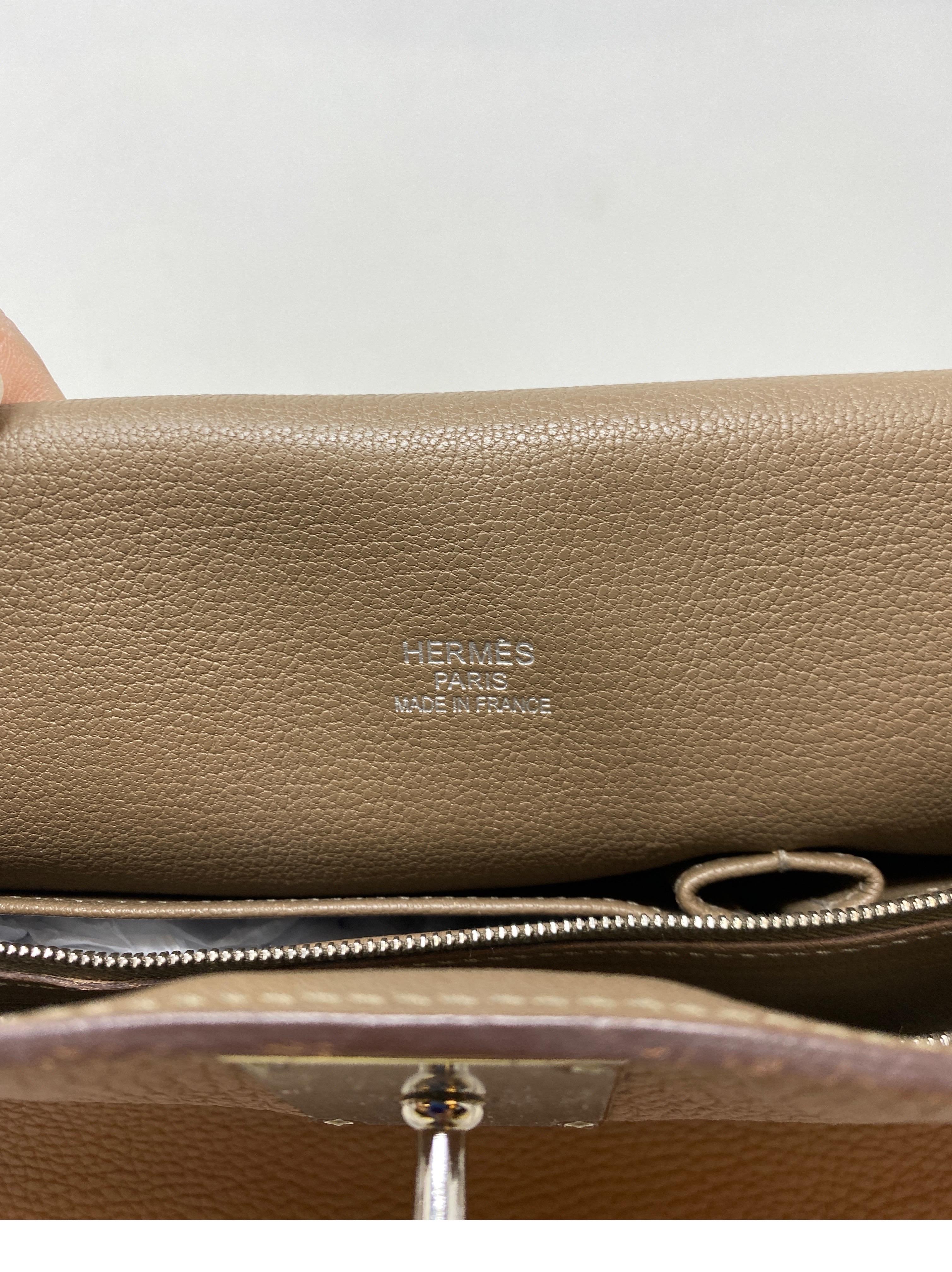 Zweifarbige Jypsiere 34 Tasche von Hermes 11