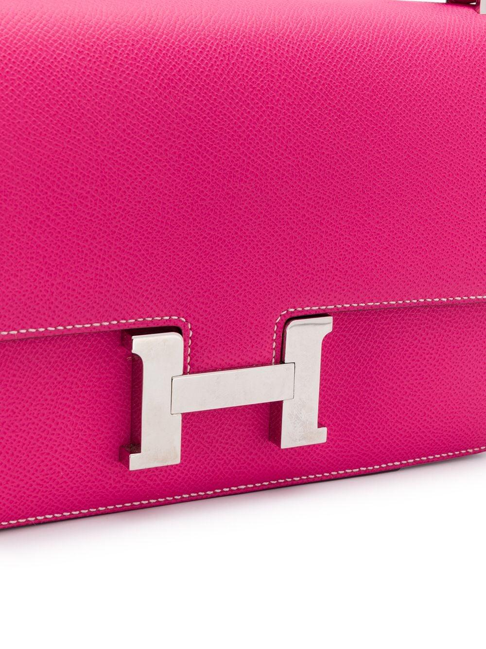 Women's Hermès Tyrien Pink Epsom Leather Constance Elan Bag