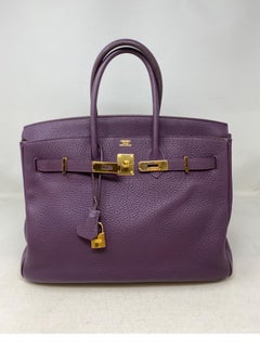 Hermes Ultra-Violet 35 Birkin Bag