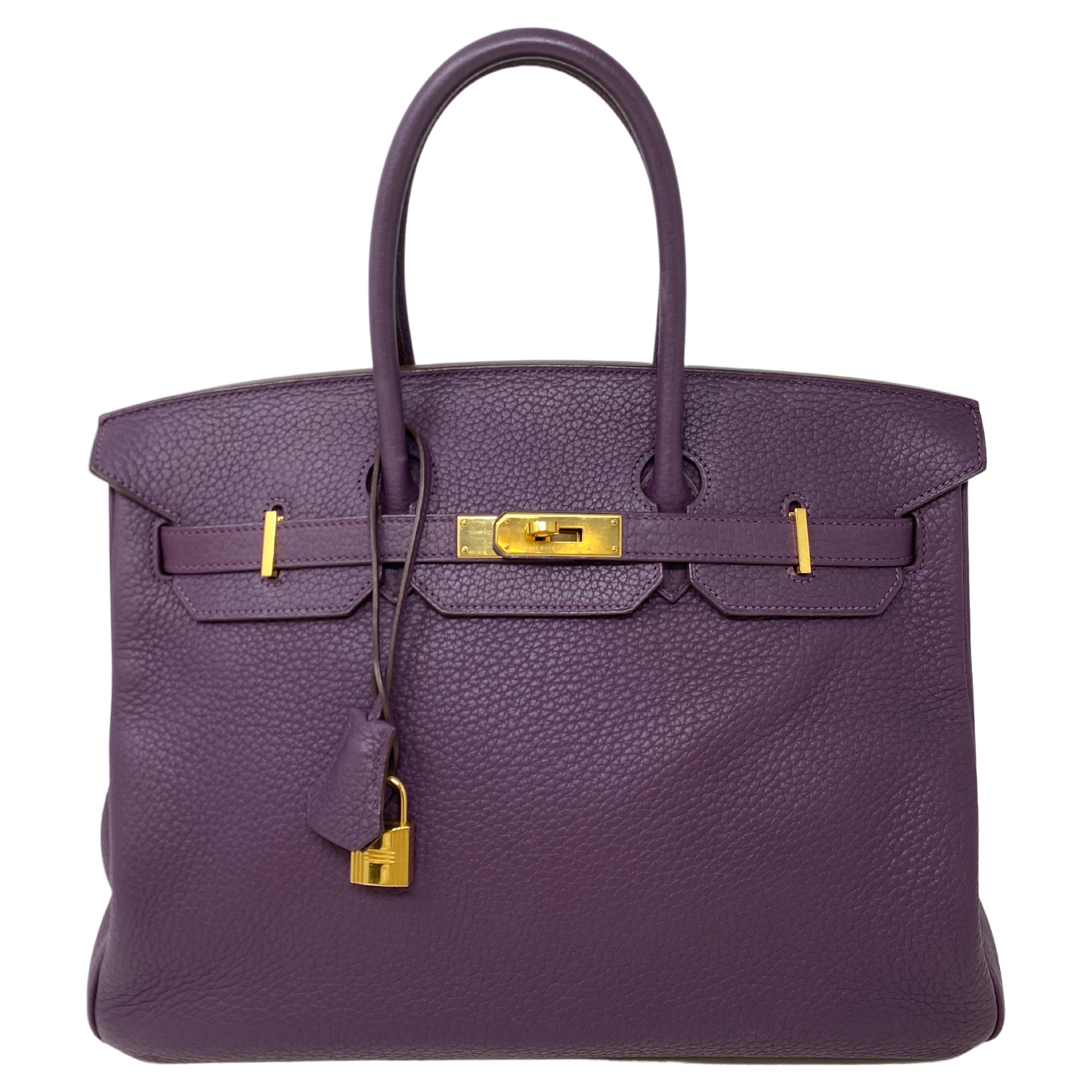 Hermes Ultra-Violet 35 Birkin Bag at 1stDibs | worn out birkin bag ...