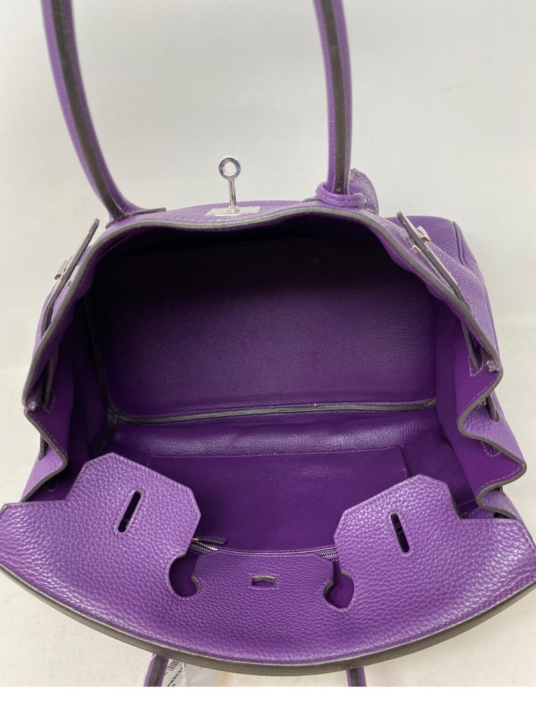 Hermes Ultra Violet Birkin 35 Bag at 1stDibs