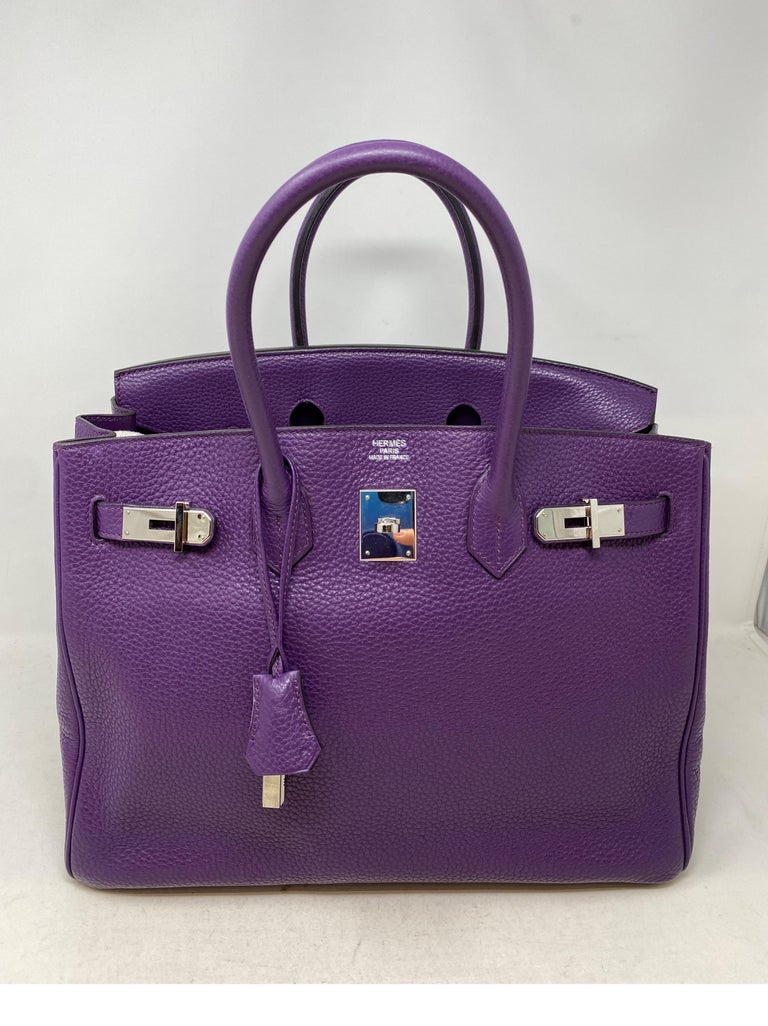 Hermes Ultra Violet Birkin 35 Bag at 1stDibs
