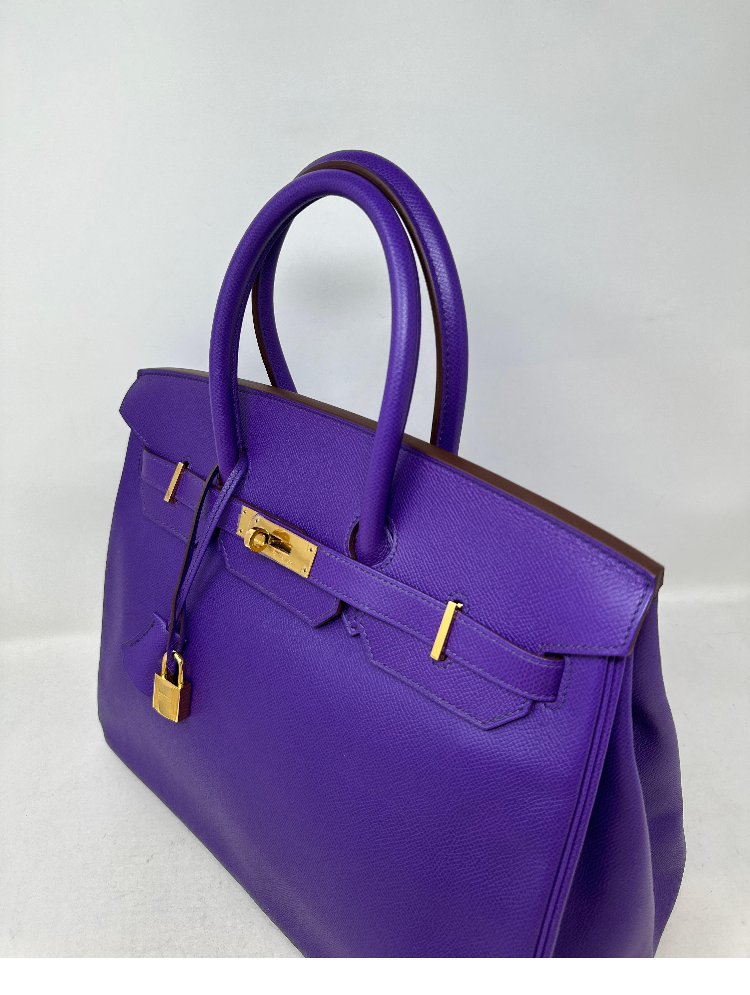 Hermes Ultra Violet Birkin 35 Bag  14