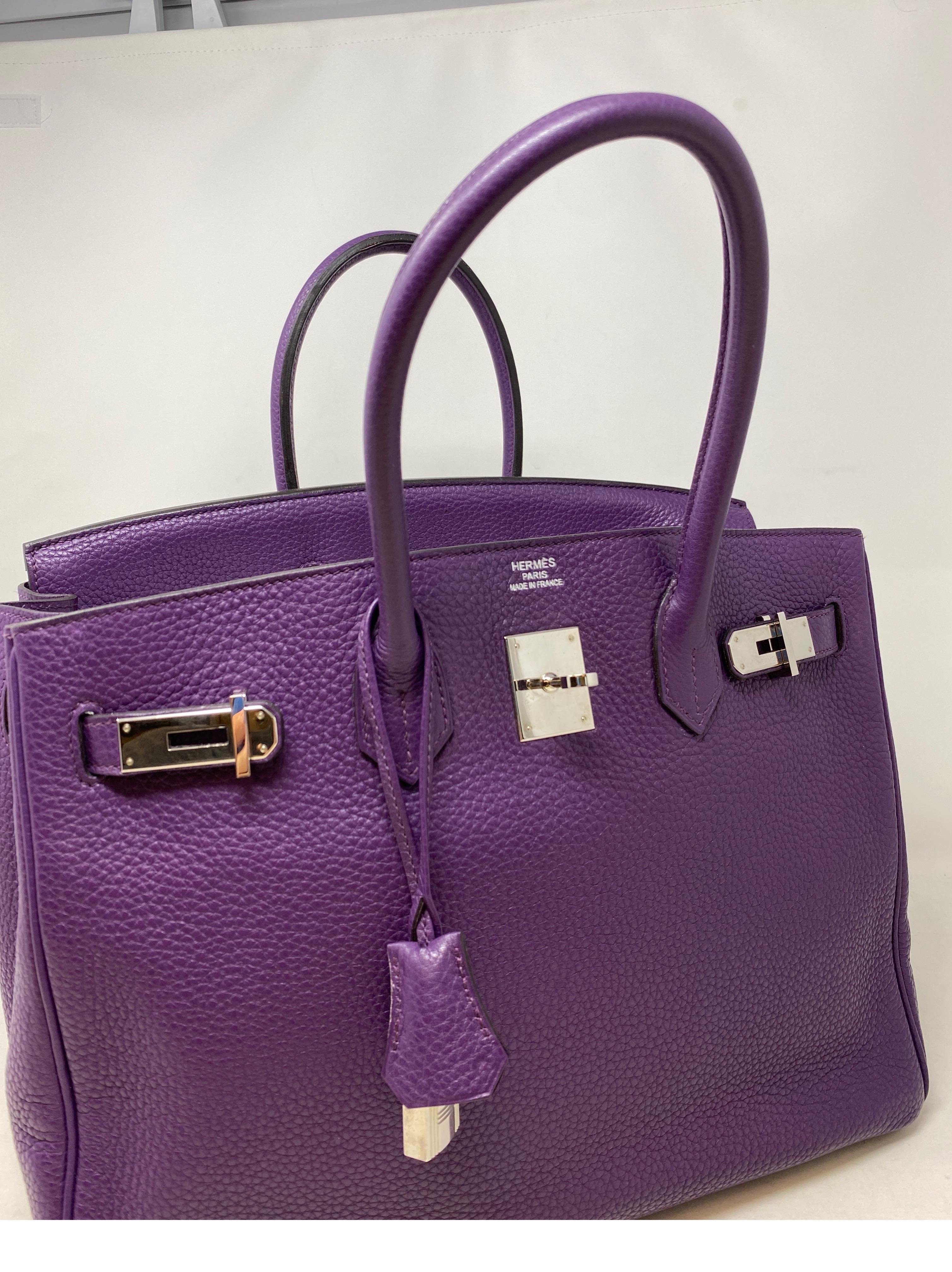 Hermes Ultra Violet Birkin 35 Bag 13