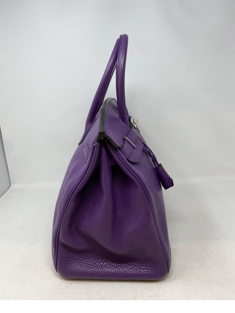 Hermes Ultra Violet Birkin 35 Bag at 1stDibs