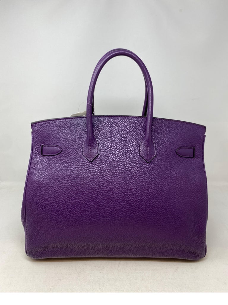 Hermes Ultra Violet Birkin 35 Bag at 1stDibs