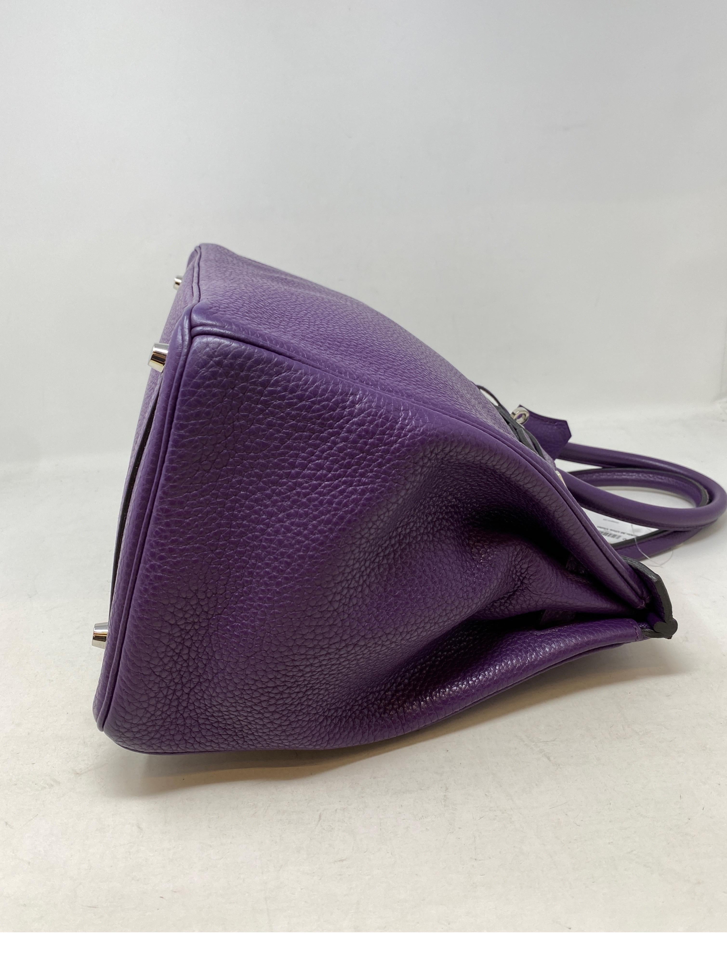 Hermes Ultra Violet Birkin 35 Bag 2