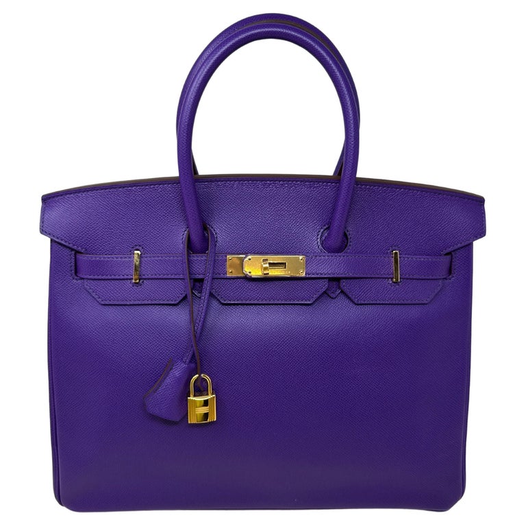 Hermes Ultra Violet Birkin 35 Bag For Sale at 1stDibs