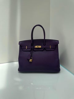 Hermes Ultraviolet Birkin 35 Bag