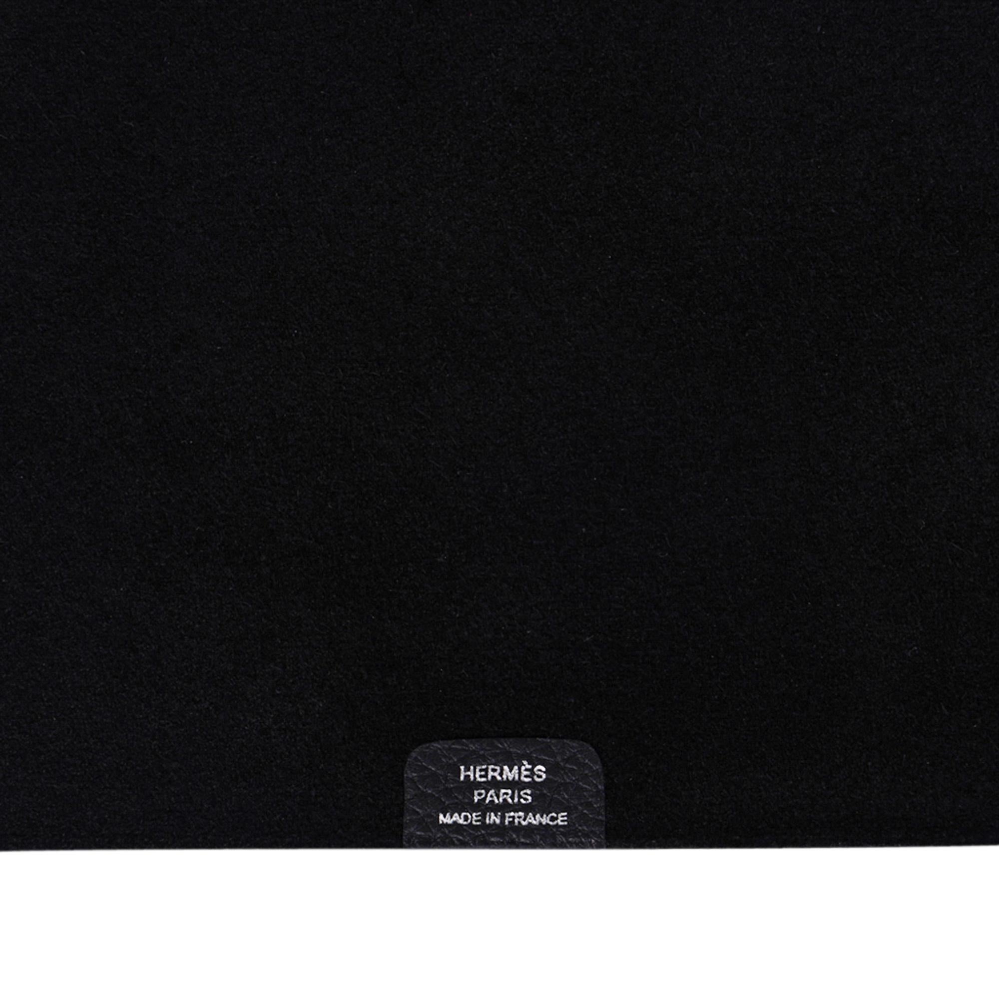 Hermes Ulysse MM Agenda Cover Black Togo with Refill New w/Box 7