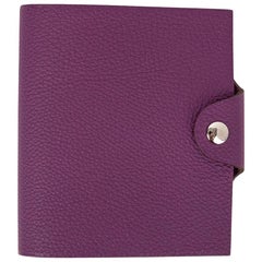 Hermes Ulysse Notebook Cover Anemone Mini Model