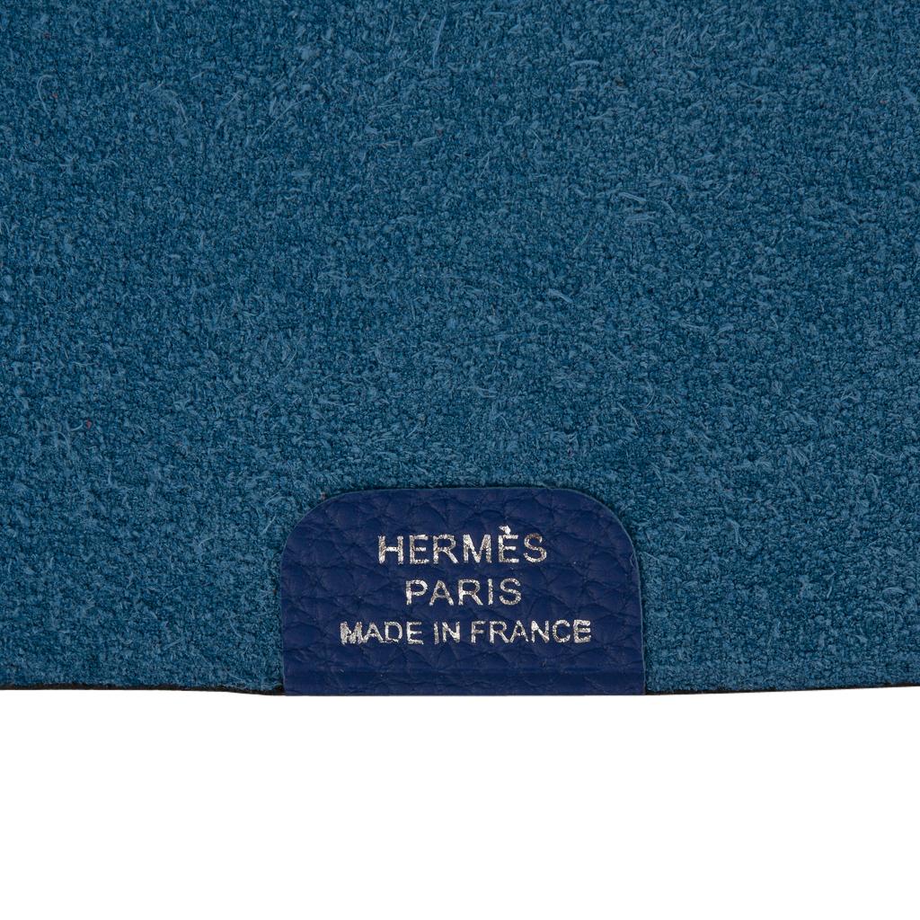 Hermes Ulysse Notebook Cover Blue Electric Mini Model  2