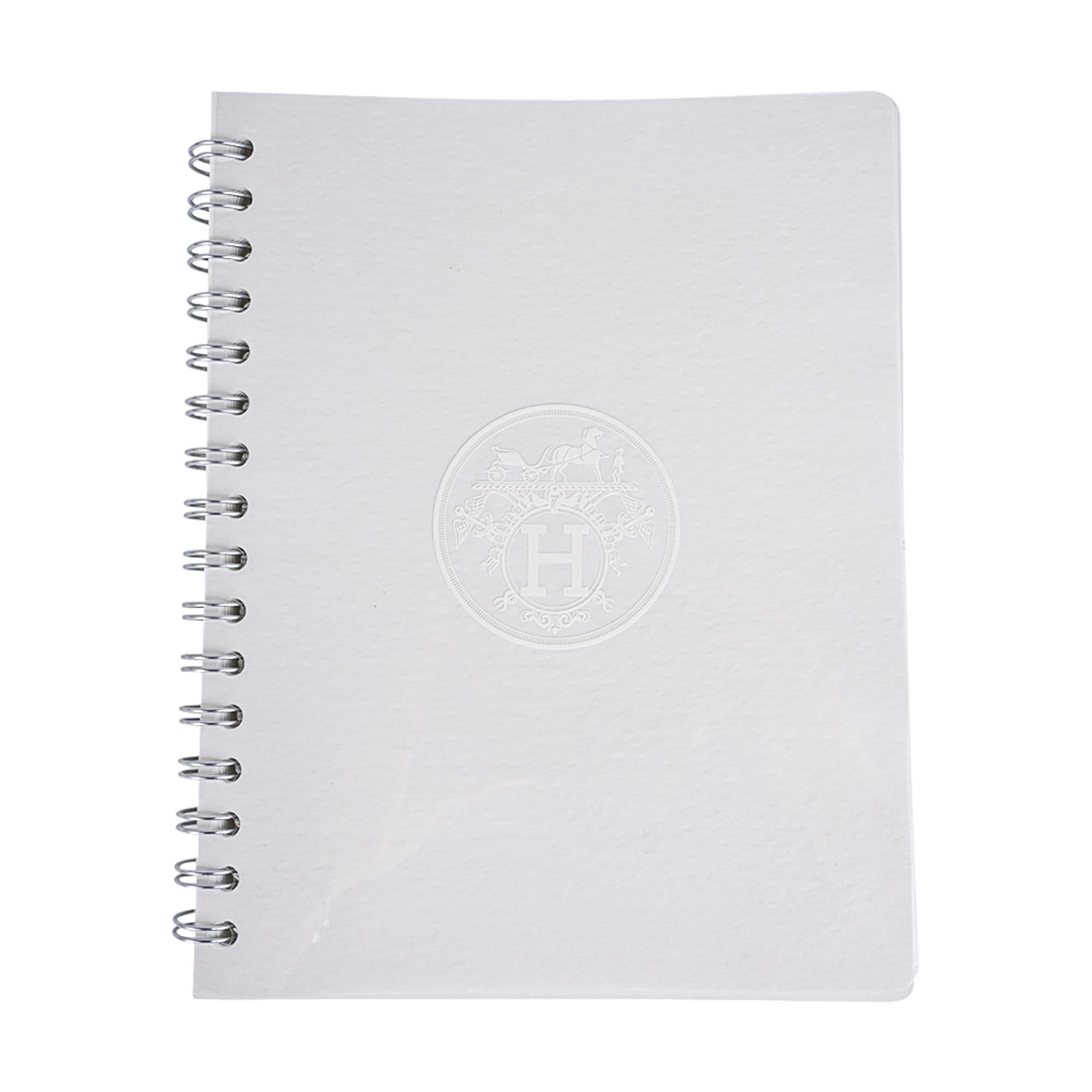 Hermes Ulysse Notebook Cover Blue Nuit MM Model w/ Refill New 5