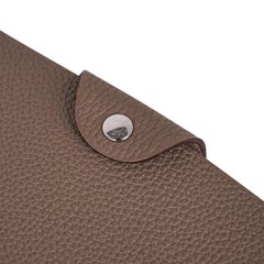 Hermes Ulysse Notebook Cover Etoupe MM Model with Refill New