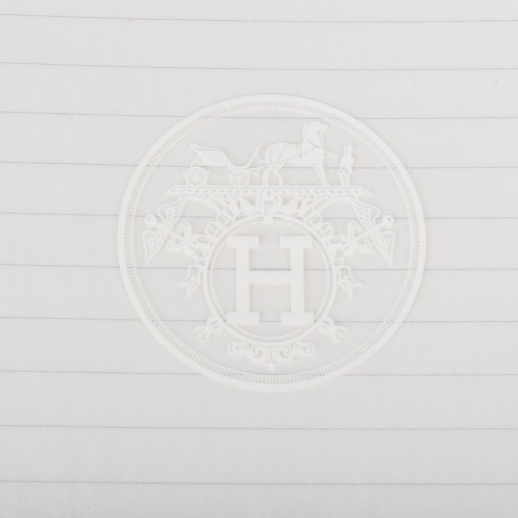 Hermes Ulysse Notebook Cover Gris Mouette PM Model with Lined Paper Refill 1