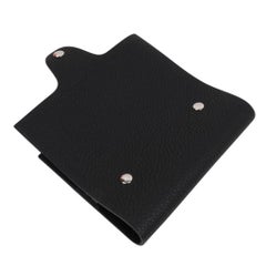 Hermes Ulysse PM Notebook Cover w/ Refill Black Togo Leather