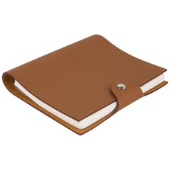 Hermes Ulysse PM Agenda Cover Gold Togo with Refill
