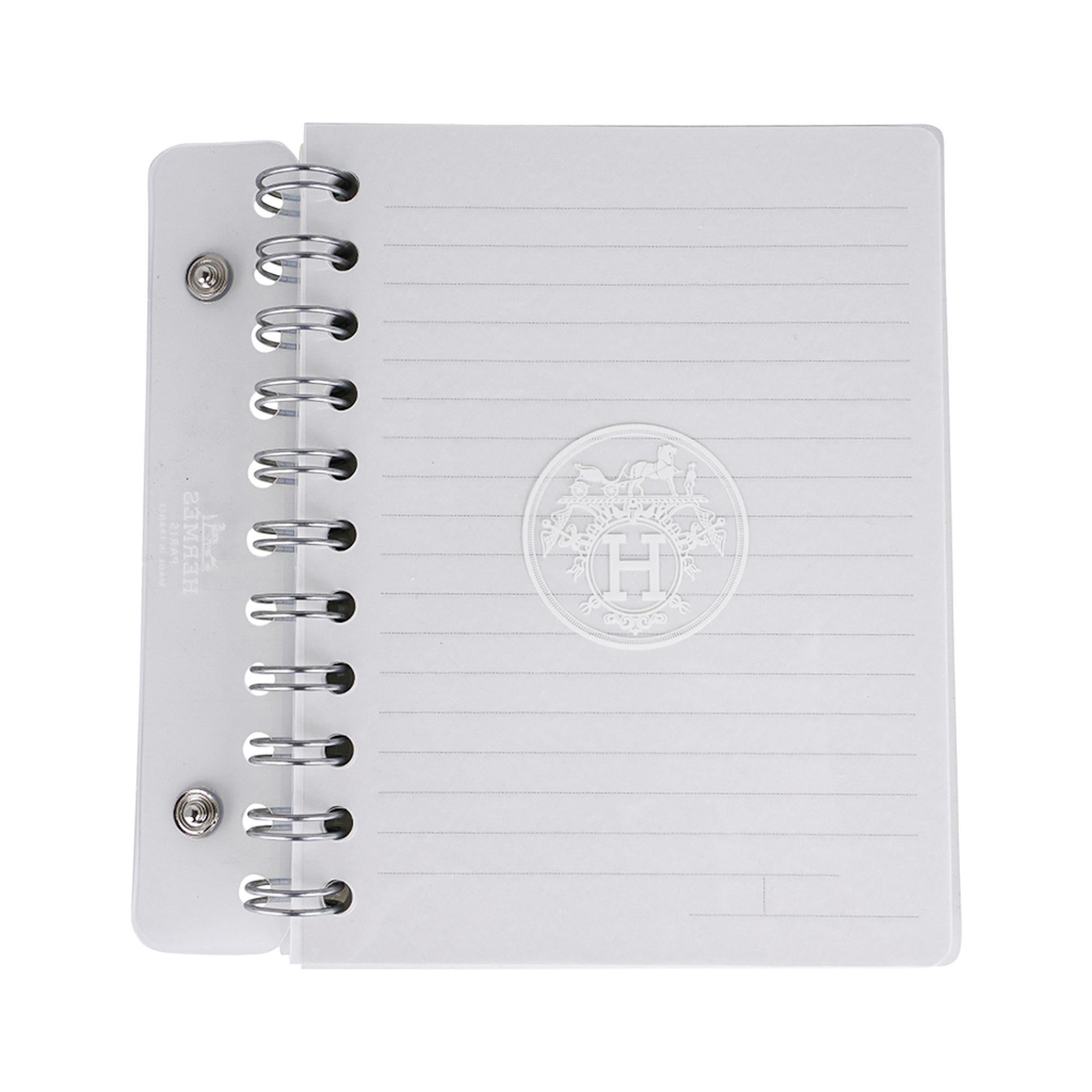 Hermes Ulysse PM Couverture de cahier Vert Amande avec recharge en vente 2