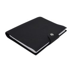 Hermes Ulysse PM Notebook Cover w/ Refill Black Togo Leather
