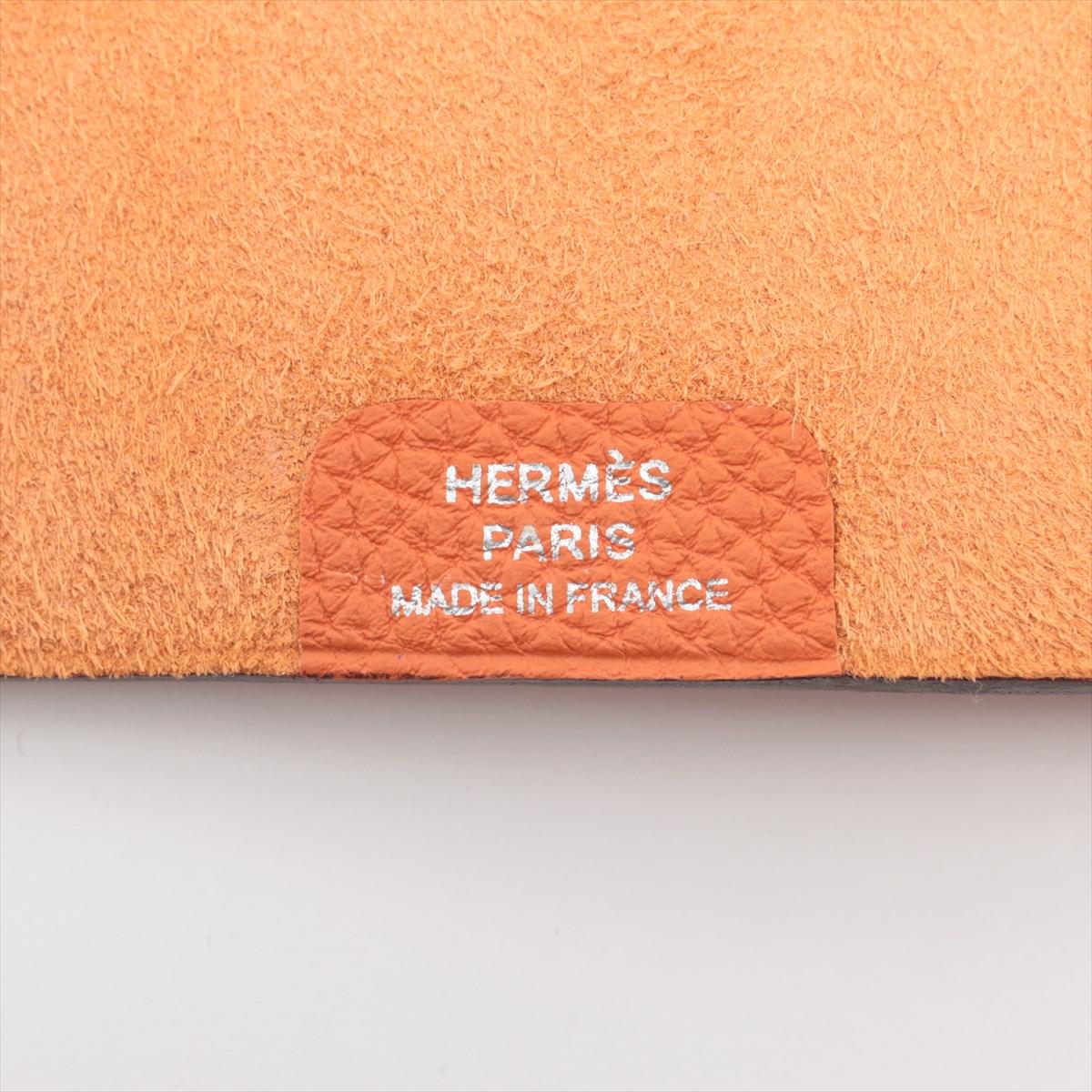 Hermès Ulysse PM Togo Notebook Cover Orange 1