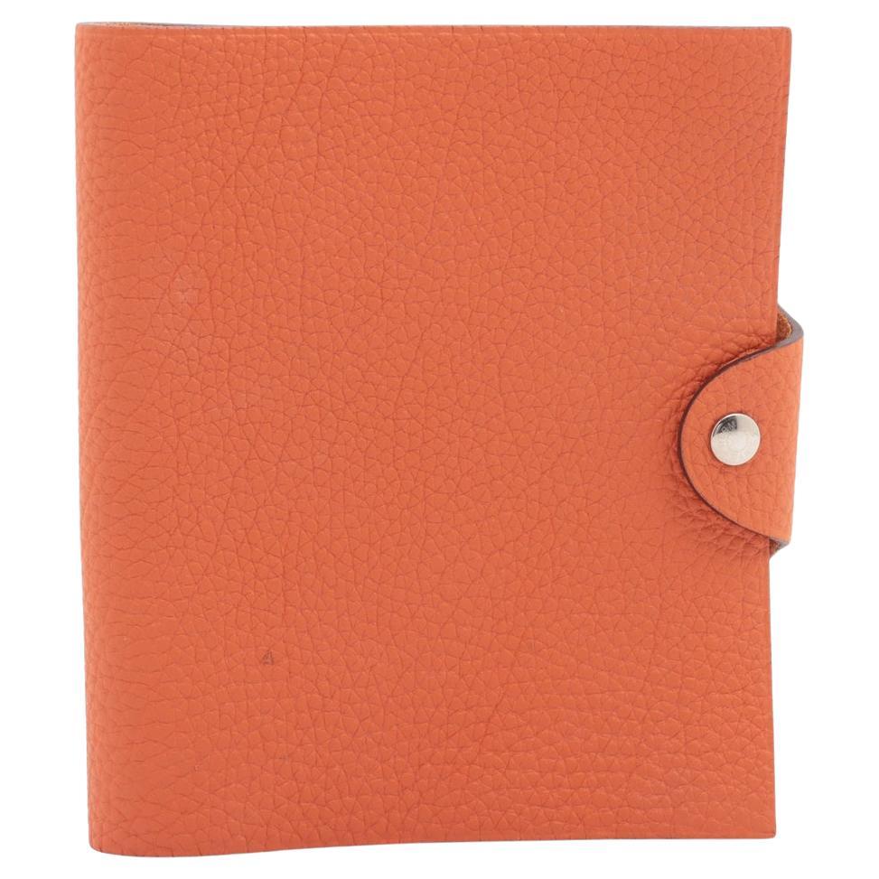 Hermès Ulysse PM Togo Notizbuch Abdeckung Orange
