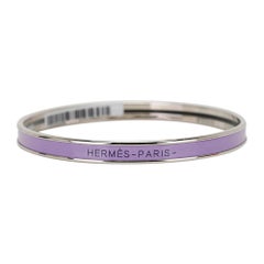 Hermes Uni Bangle Lilas Extra Narrow Bracelet 62