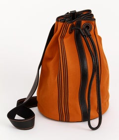 Hermes Unisex Potiron Toile Shoulder Bag