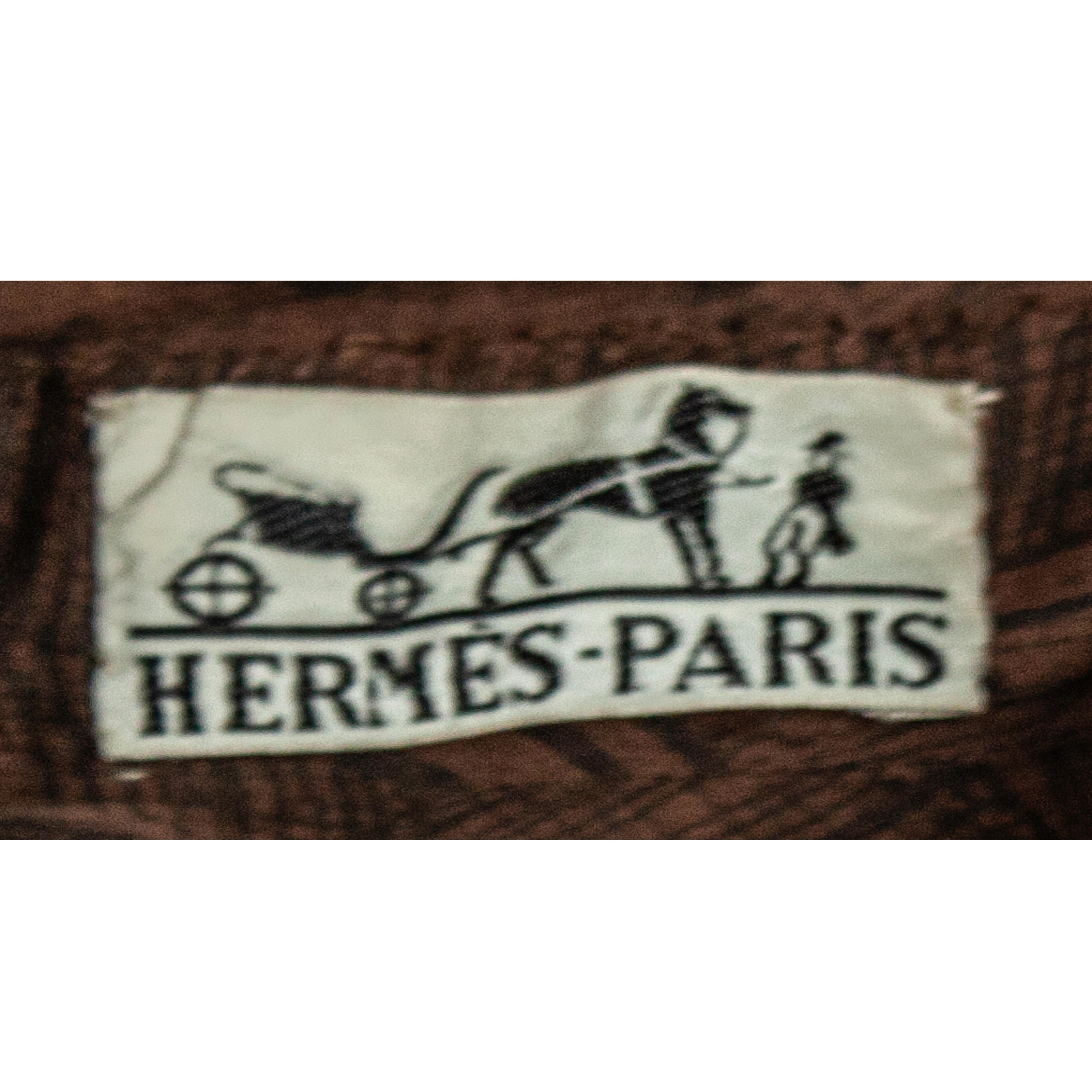 Hermès unusual toile de jouy cotton dress. circa 1960s For Sale 3