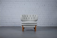 Hermès Upholstered Schulz Lounge Chair by Otto Schultz for Boet, 1940s