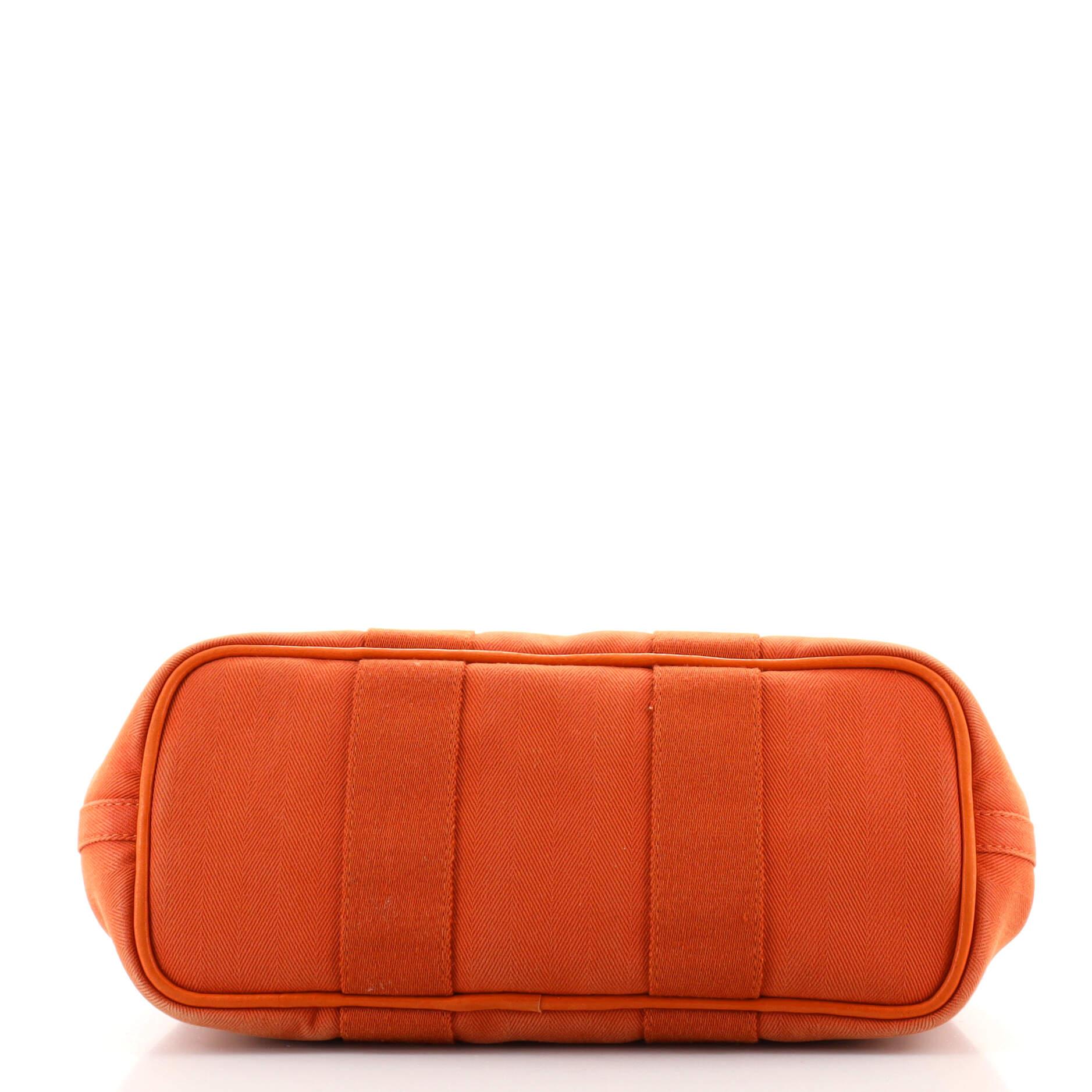Hermes Valparaiso Tasche Toile und Leder PM im Zustand „Gut“ in NY, NY