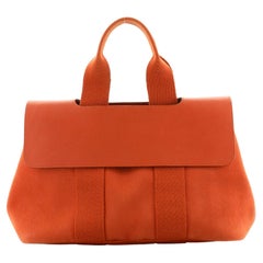 Hermes Valparaiso Bag Toile and Leather PM