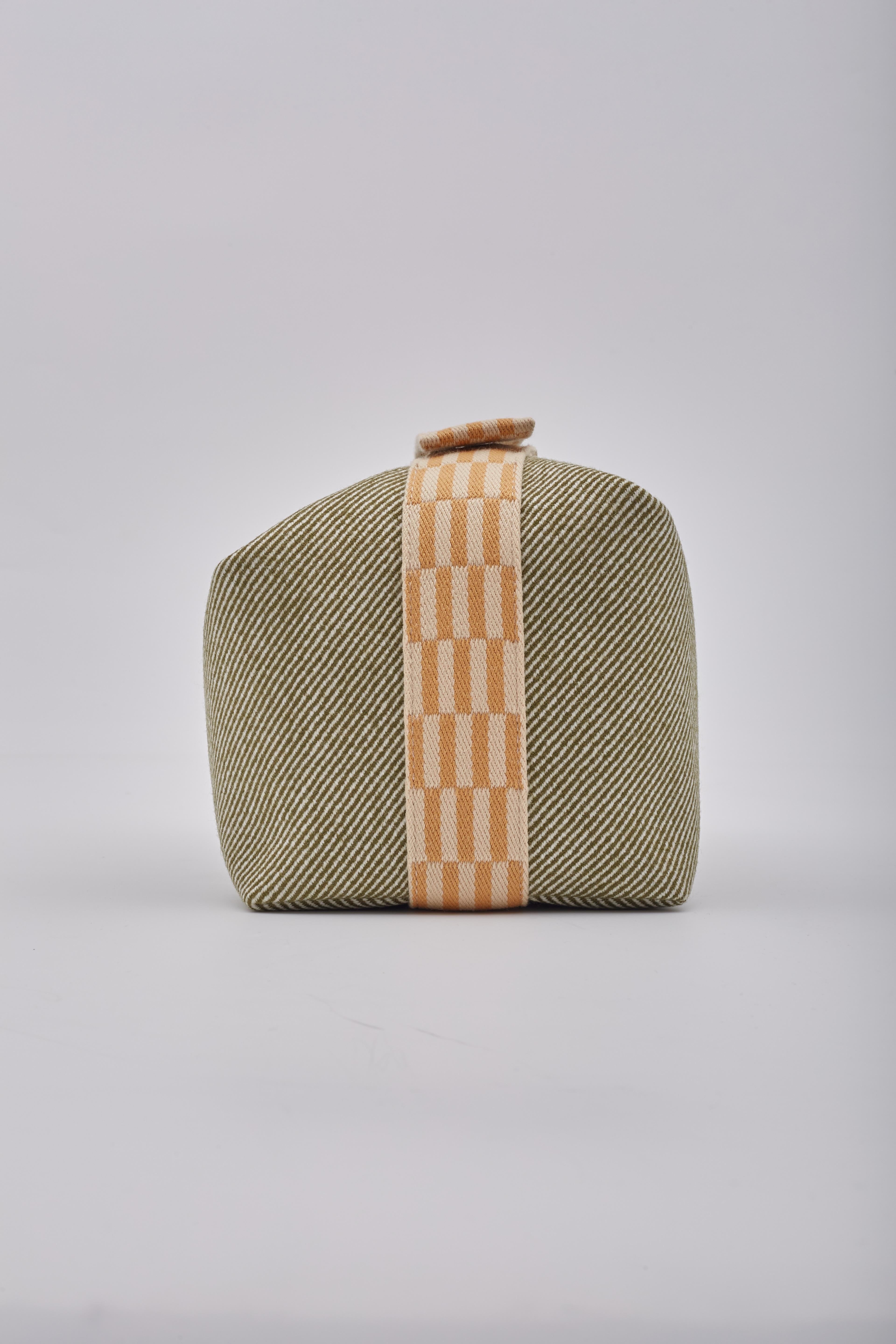 Hermes Vanity Bride-a-brac H Natte Pouch Bag Large Forest Green In New Condition For Sale In Montreal, Quebec