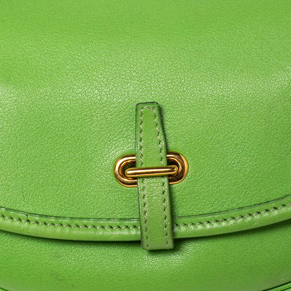 Hermès Veau Gulliver Apple Green Balle De Golf Shoulder Bag 4