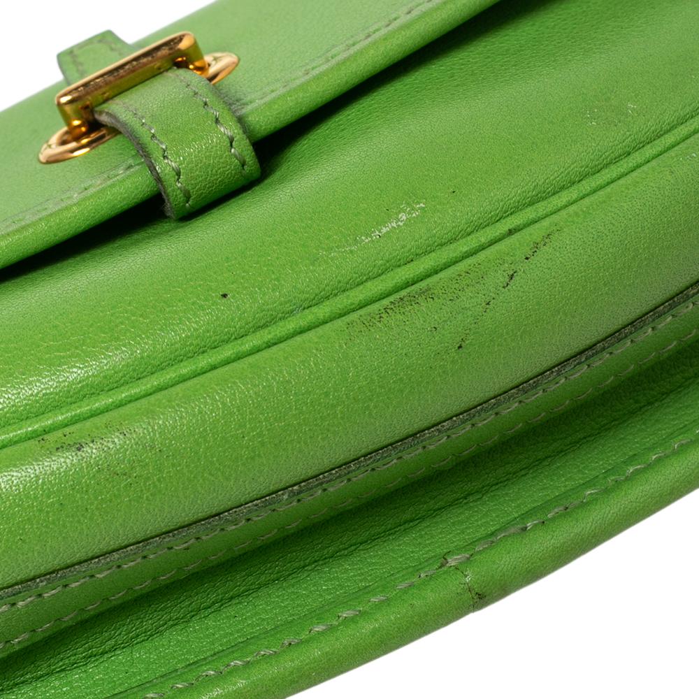 Hermès Veau Gulliver Apple Green Balle De Golf Shoulder Bag 5
