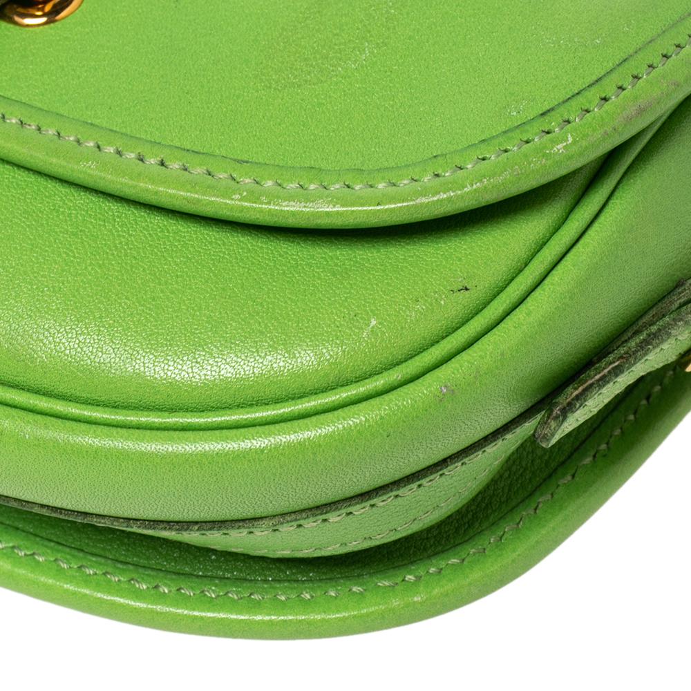 Hermès Veau Gulliver Apple Green Balle De Golf Shoulder Bag 9