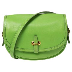 Hermès Veau Gulliver Apple Green Balle De Golf Shoulder Bag