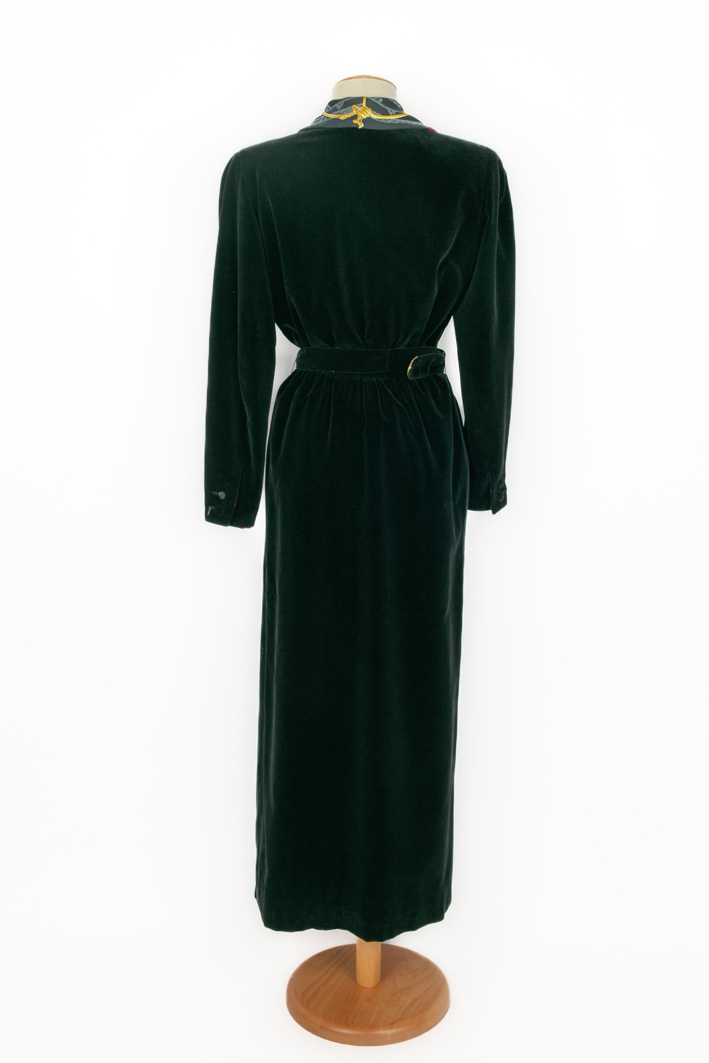 Cappotto in velluto di Hermes in vendita 1