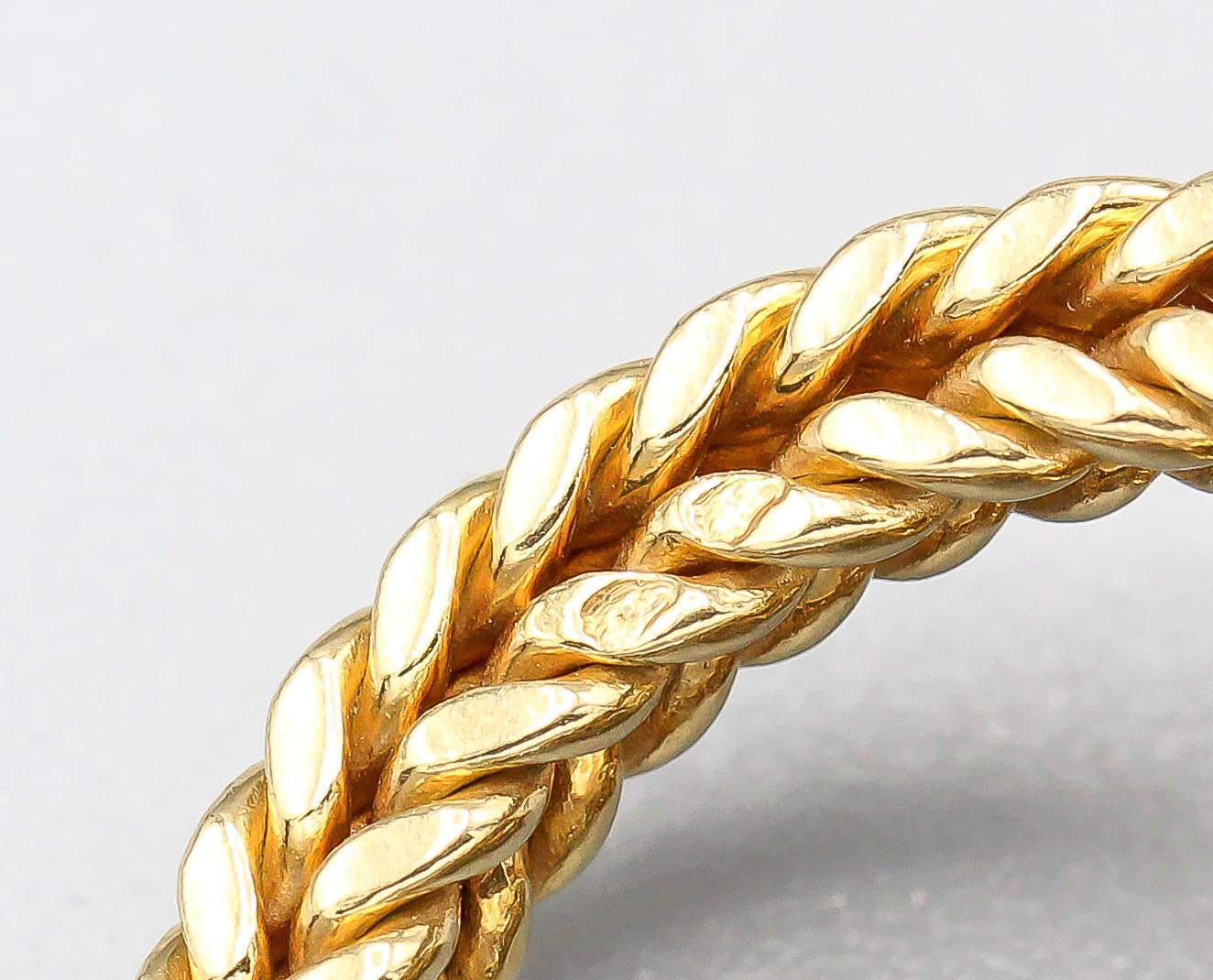 Hermès Vendome Large GM Chaine D''Ancre Tresse Gold Toggle Link Bracelet 1