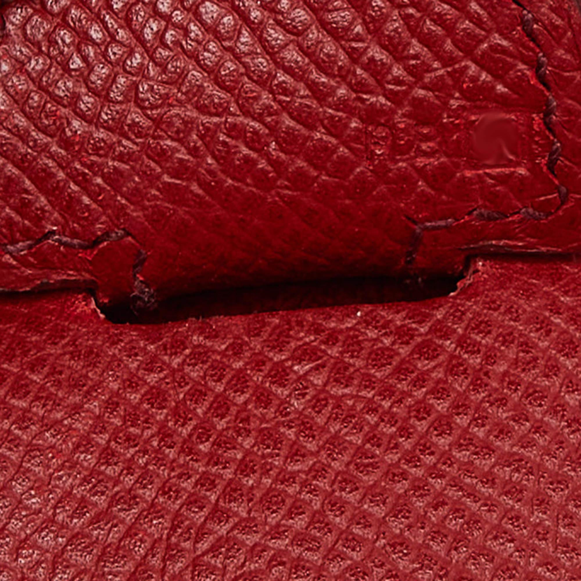 Hermes Vermillon Epsom Leather Evelyne II GM Bag 2