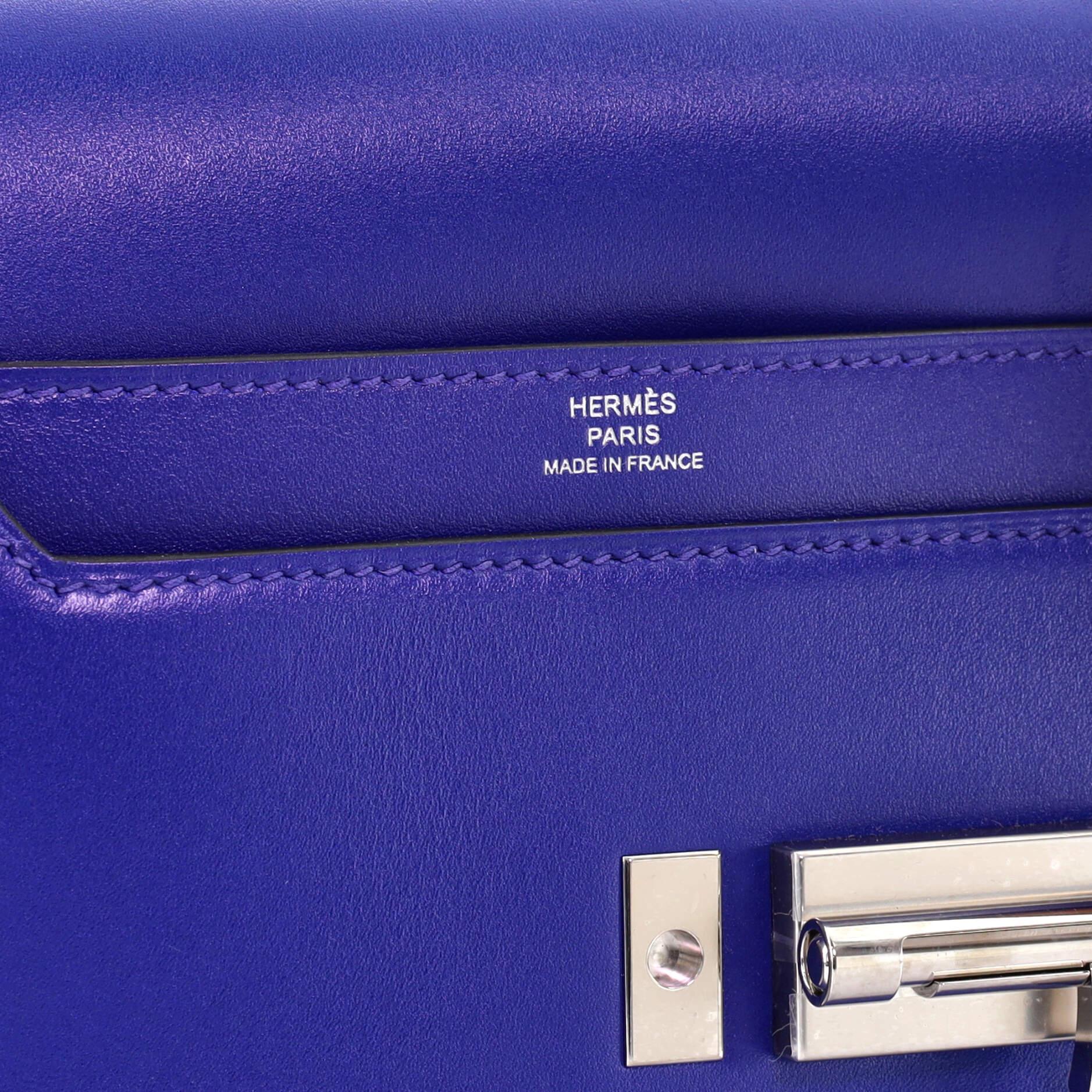 Purple Hermes Verrou Chaine Bag Tadelakt Mini