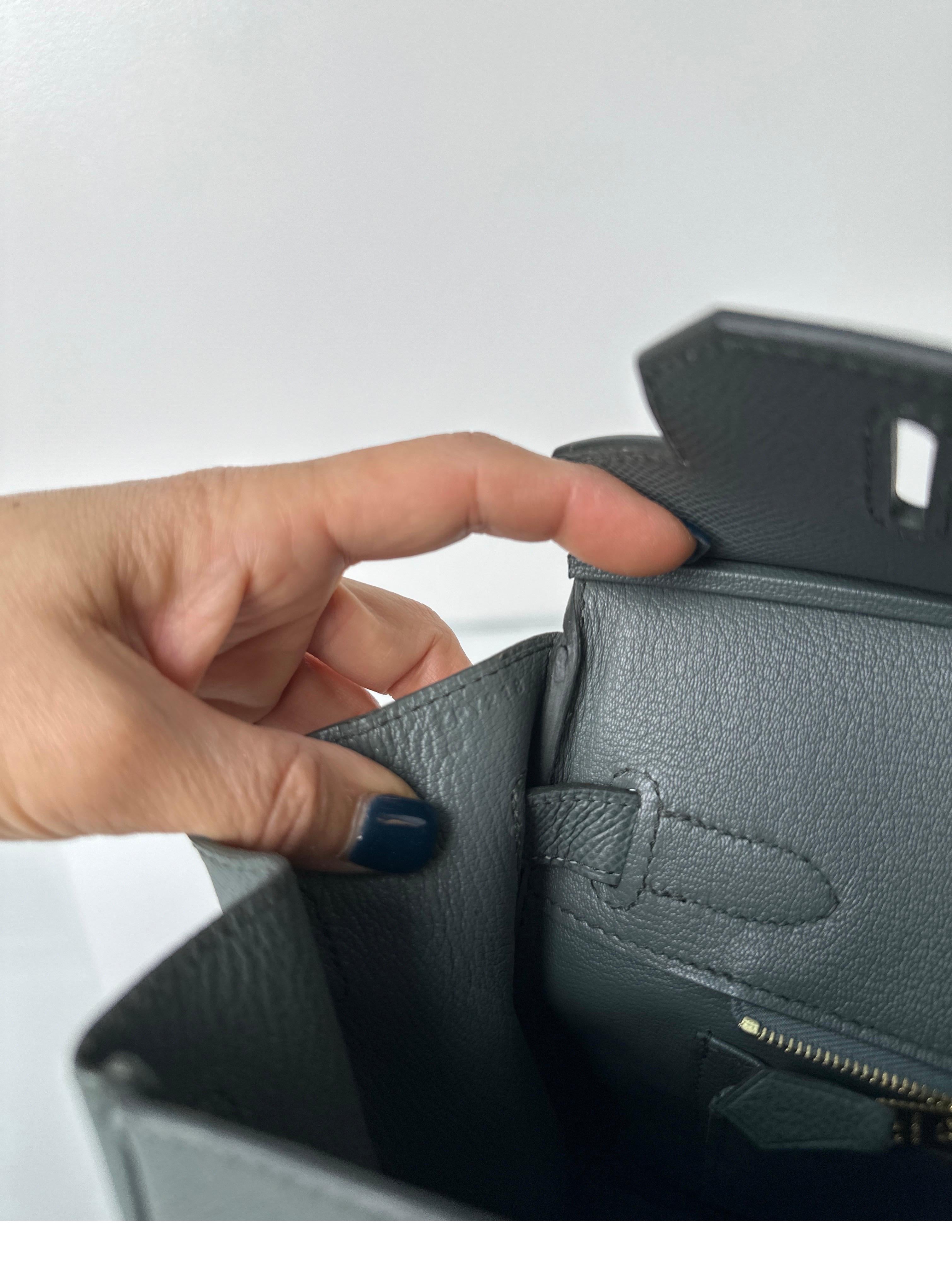Hermes Vert Amande Birkin 30 Bag 5