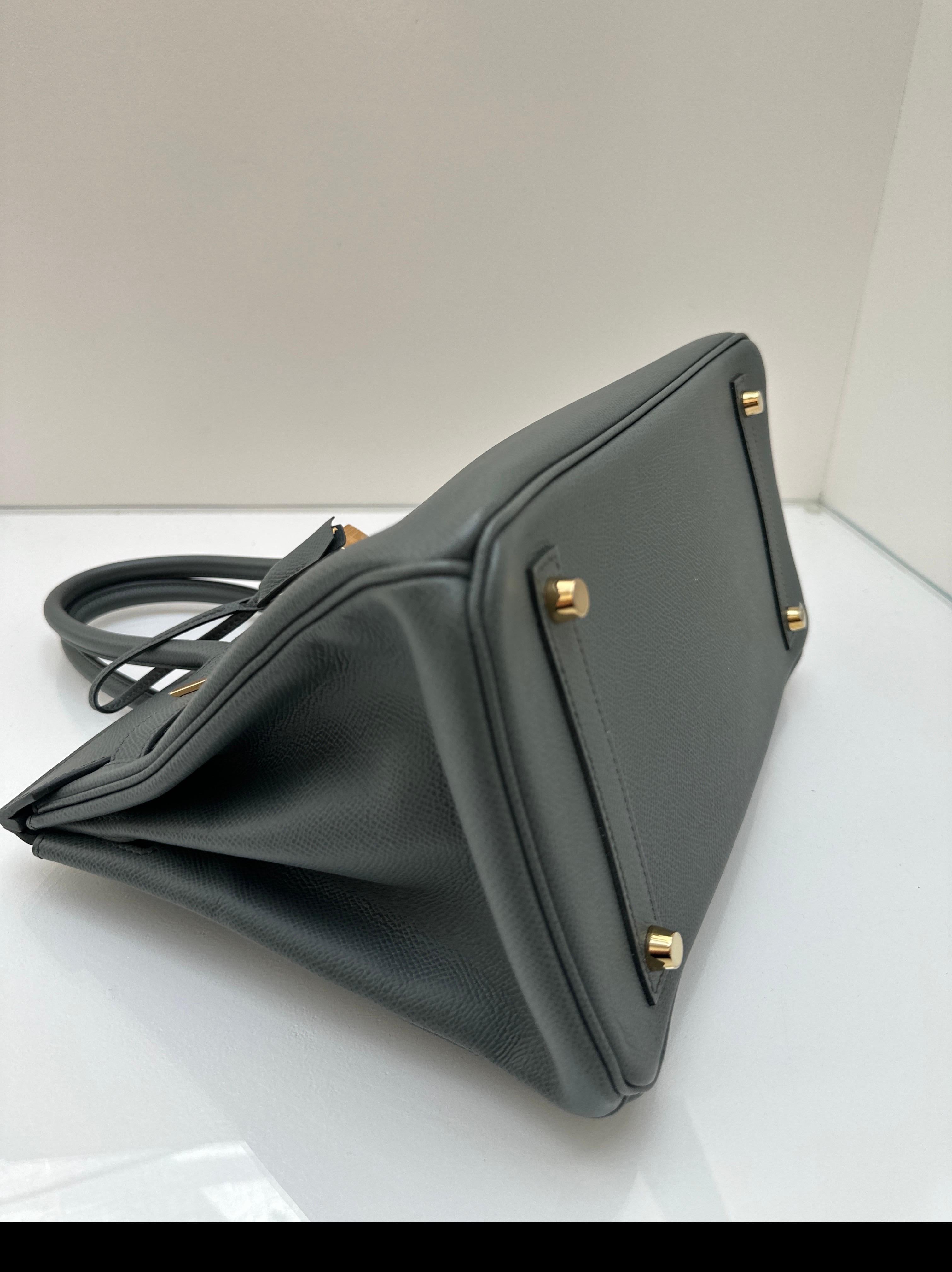 Hermes Vert Amande Birkin 30 Bag 5