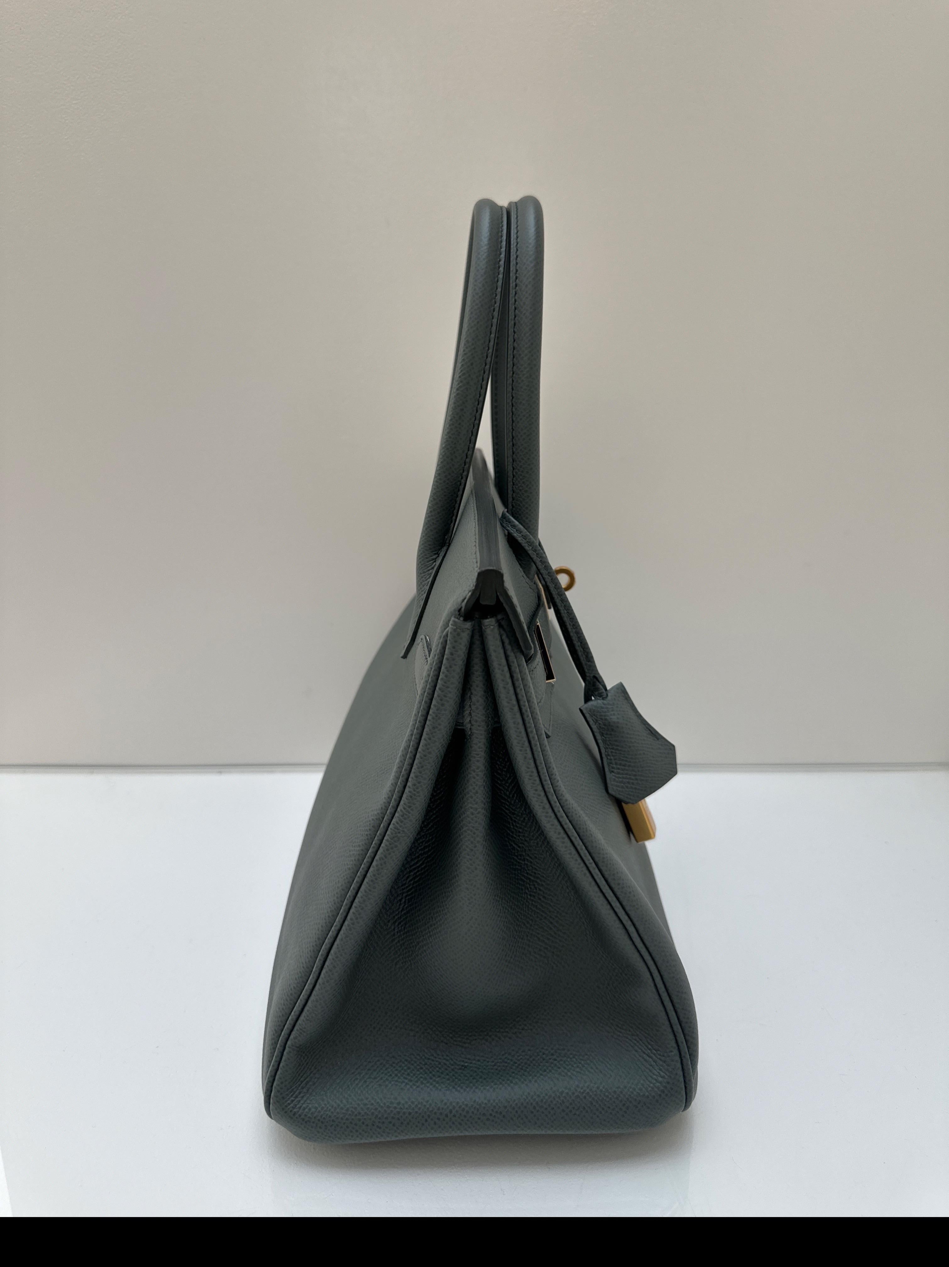 Hermes Vert Amande Birkin 30 Bag 2