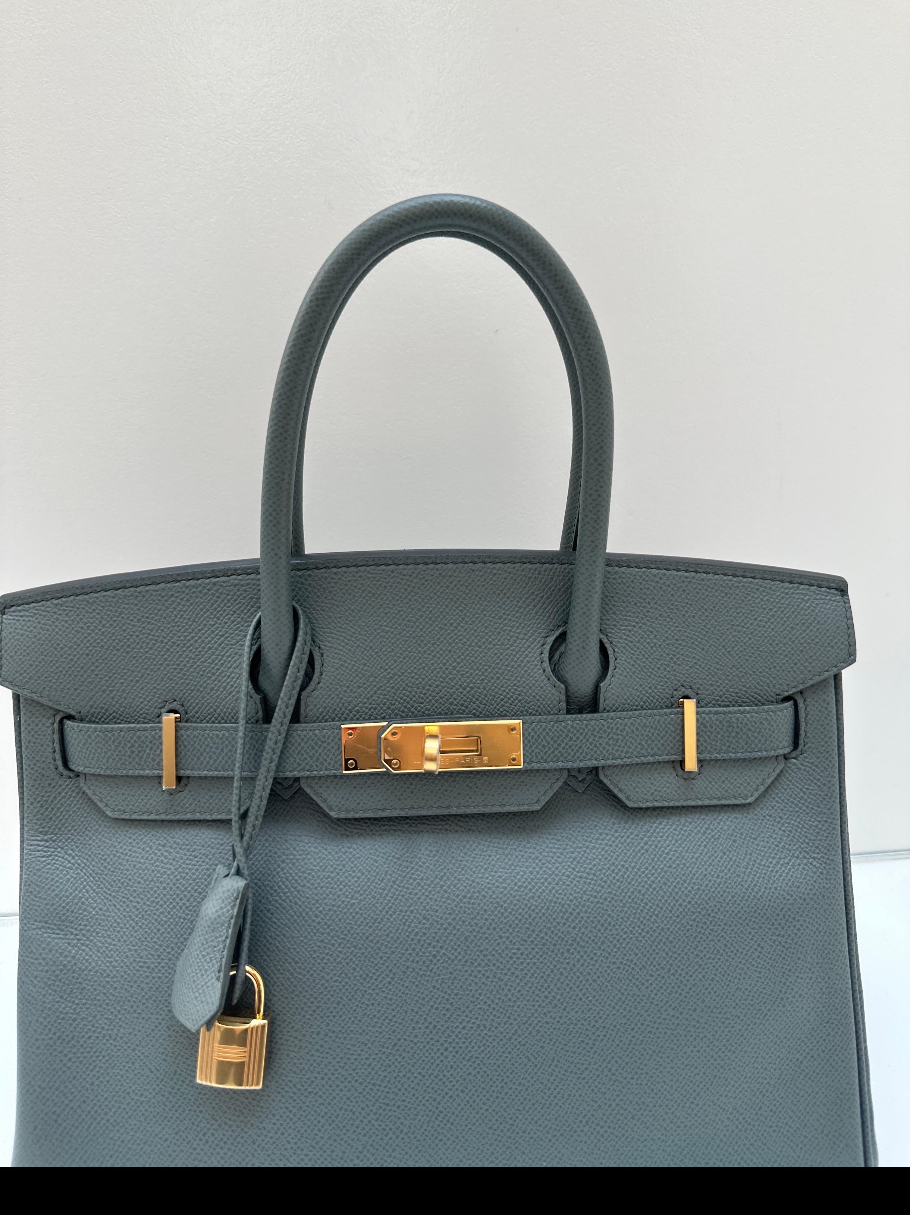 Hermes Vert Amande Birkin 30 Bag 3